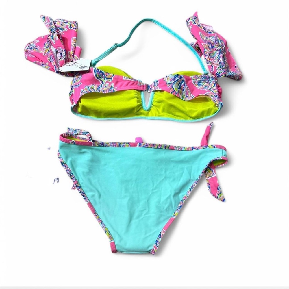 ‎Bright Colorful Off Shoulder Bikini - Picture 7 of 9